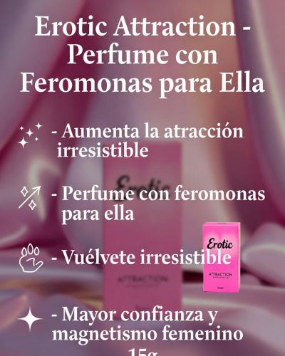 Perfume con feromonas para ella