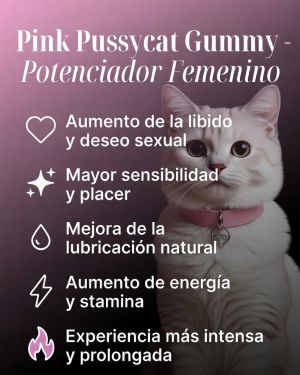 Pink Pussycat Gomita – Potenciador Femenino