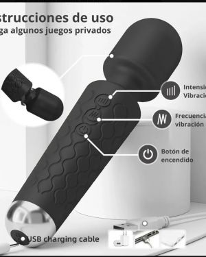 Vibrador Consolador Estimulador Punto G Juguete Sexual 20cm