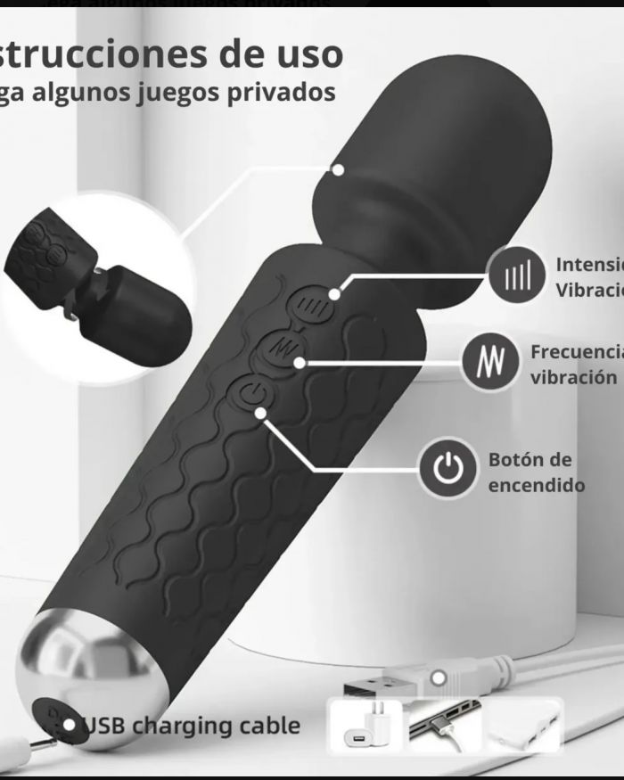 Vibrador Consolador Estimulador Punto G Juguete Sexual 20cm