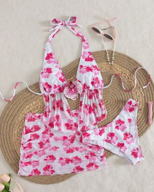 Conjunto de bikini sexy con tirantes de espagueti